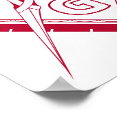 Freimaurersymbol Poster (Ecke)