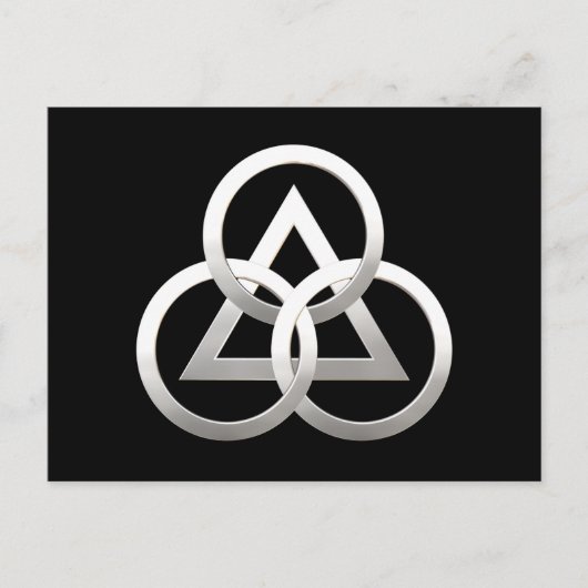 Freimaurersymbol Postkarte (Vorderseite)