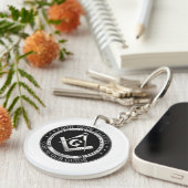 Freimaurersymbol Schlüsselanhänger (Vorderseite rechts)