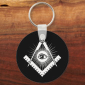 Freimaurersymbol Schlüsselanhänger (Vorderseite)