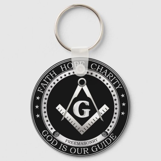 Freimaurersymbol Schlüsselanhänger (Vorderseite)