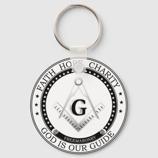 Freimaurersymbol Schlüsselanhänger (Vorderseite)