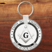 Freimaurersymbol Schlüsselanhänger (Vorderseite)