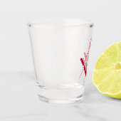 Freimaurersymbol Schnapsglas (Links)