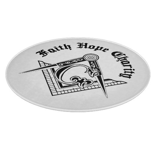 Freimaurersymbol Schneidebrett (Ecke)