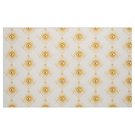 Freimaurersymbol Stoff (Fat Quarter (45,7 x 55,9 cm))