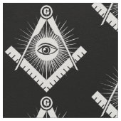 Freimaurersymbol Stoff (Nahaufnahme)