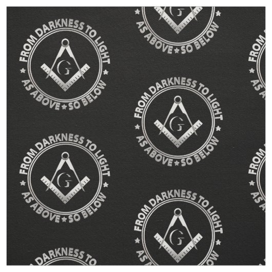 Freimaurersymbol Stoff (Muster)