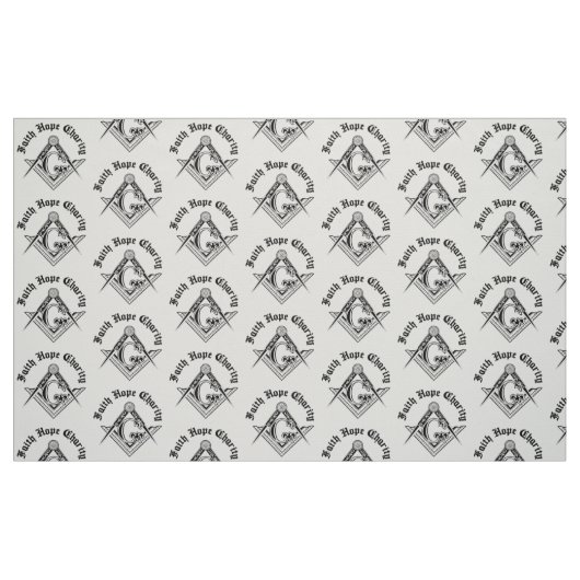Freimaurersymbol Stoff (Fat Quarter (45,7 x 55,9 cm))