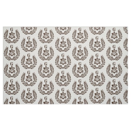 Freimaurersymbol Stoff (Fat Quarter (45,7 x 55,9 cm))