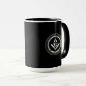 Freimaurersymbol Tasse (VorderseiteRechts)