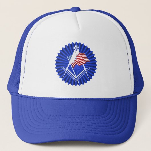 Freimaurersymbol Truckerkappe (Vorderseite)