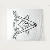 Freimaurersymbol Wandteppich (Vorderseite (Horizontal))