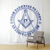 Freimaurersymbol Wandteppich (Beispiel)