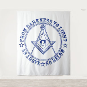 Freimaurersymbol Wandteppich