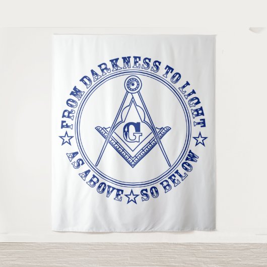 Freimaurersymbol Wandteppich (Vorderseite)
