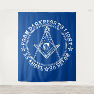 Freimaurersymbol Wandteppich