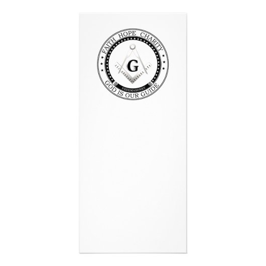 Freimaurersymbol Werbekarte (Vorne)