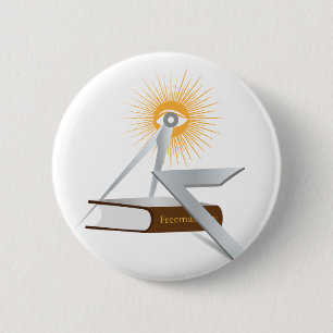 Freimaurersymbolen Button
