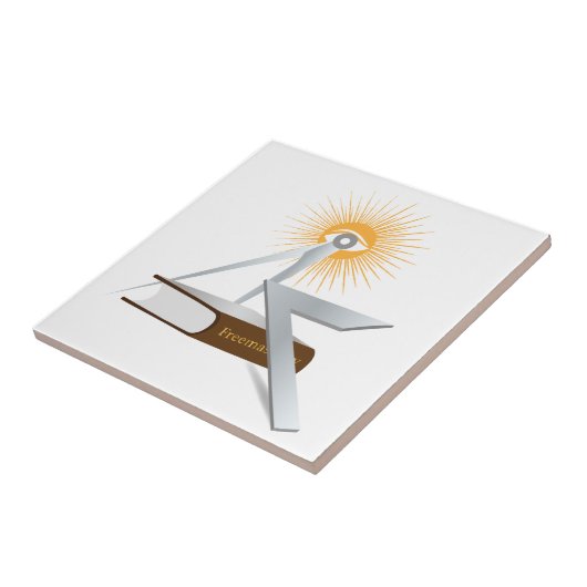 Freimaurersymbolen Fliese (Seite)