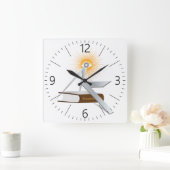 Freimaurersymbolen Quadratische Wanduhr (Zuhause)