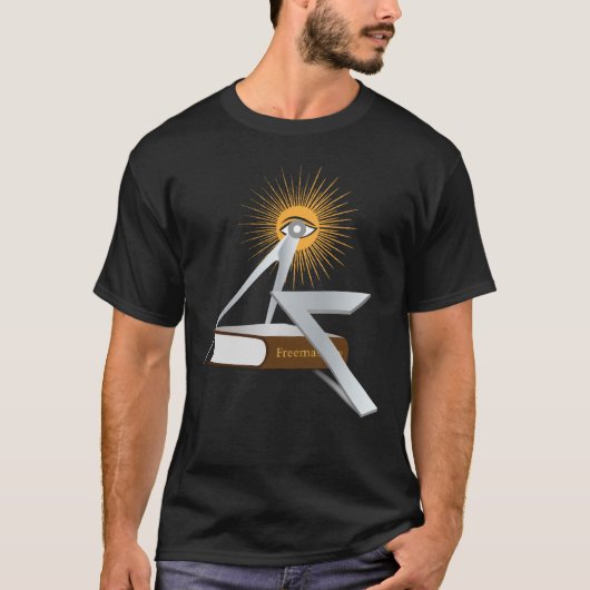 Freimaurersymbolen T-Shirt (Vorderseite)