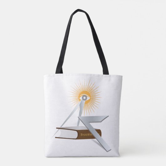 Freimaurersymbolen Tasche (Rückseite)