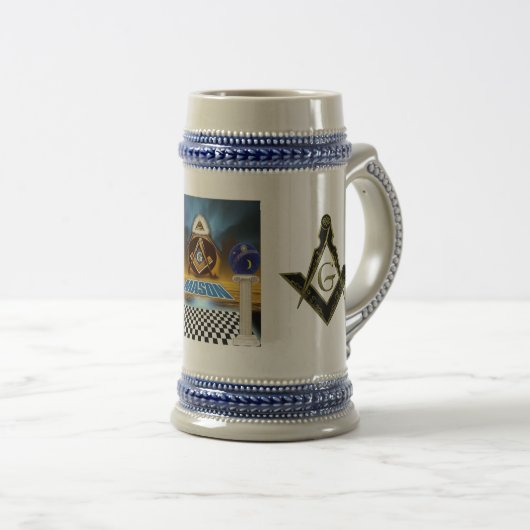 FreimaurerTasse Bierglas (VorderseiteRechts)