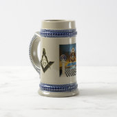 FreimaurerTasse Bierglas (Vorderseite Links)