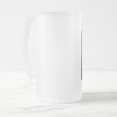 FreimaurerTasse Mattglas Bierglas (Vorderseite Links)