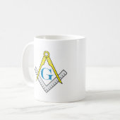 FreimaurerTasse (schlicht) Kaffeetasse (Vorderseite Links)