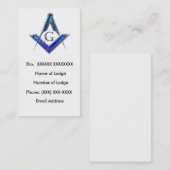 FreimaurerVisitenkarte 4 Visitenkarte (Vorne/Hinten)