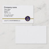 FreimaurerVisitenkarte Visitenkarte (Vorne/Hinten)