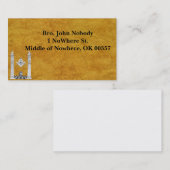 FreimaurerVisitenkarten Visitenkarte (Vorne/Hinten)