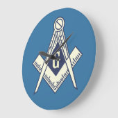 FreimaurerWanduhr Große Wanduhr (Winkel)