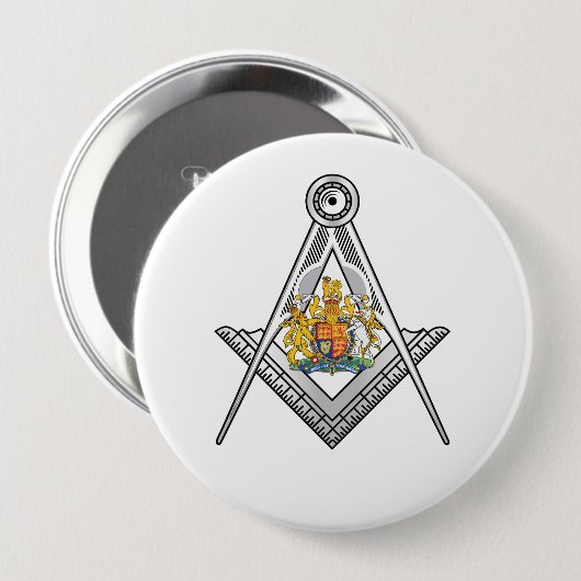 Freimaurerzeichen Button (Vorne & Hinten)