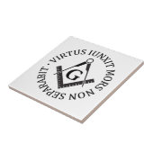 Freimaurerzeichen Fliese (Seite)