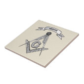 Freimaurerzeichen Fliese (Seite)