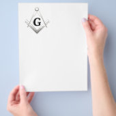 Freimaurerzeichen Flyer (Hand)