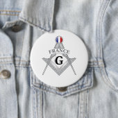 Freimaurerzeichen Frankreich Button (Beispiel)