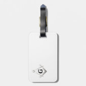 Freimaurerzeichen Gepäckanhänger (Rückseite vertikal)