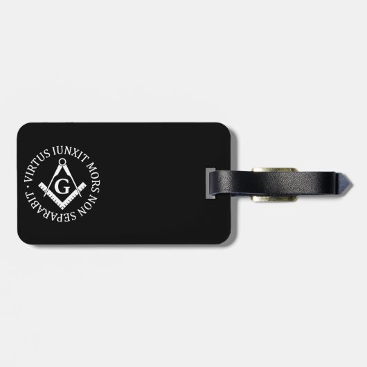 Freimaurerzeichen Gepäckanhänger (Rückseite horizontal)