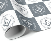 Freimaurerzeichen Geschenkpapier (Rolleneckpunkt)