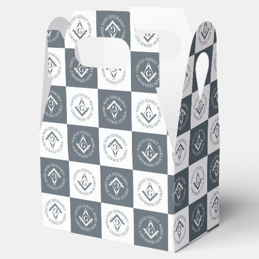 Freimaurerzeichen Geschenkschachtel (Geöffnet)