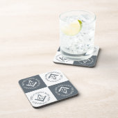 Freimaurerzeichen Getränkeuntersetzer (Rechte Seite)