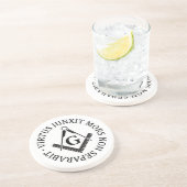 Freimaurerzeichen Getränkeuntersetzer (Seite)