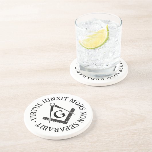 Freimaurerzeichen Getränkeuntersetzer (Seite)