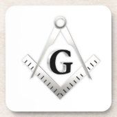 Freimaurerzeichen Getränkeuntersetzer (Vorderseite)