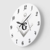 Freimaurerzeichen Große Wanduhr (Winkel)