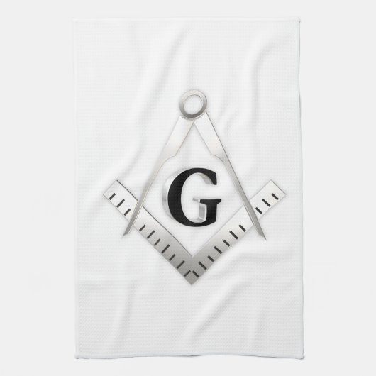 Freimaurerzeichen Handtuch (Vertikal)